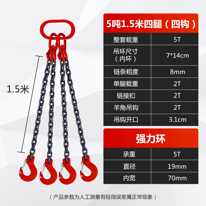 D. 5톤 1.5미터 4다리
