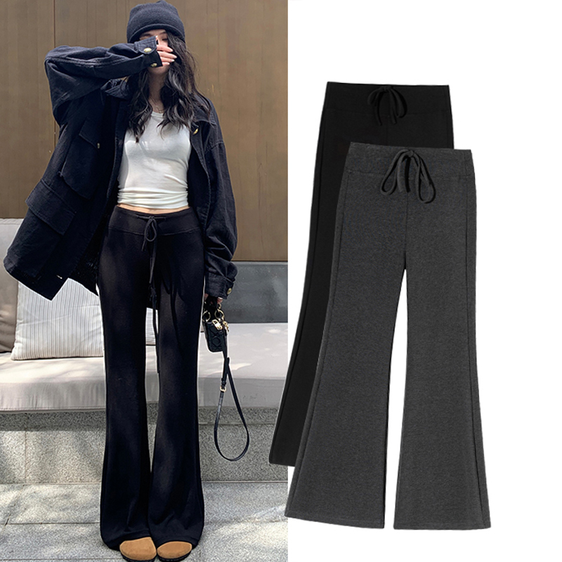 AUMS孕妇喇叭阔腿裤孕期产后可穿