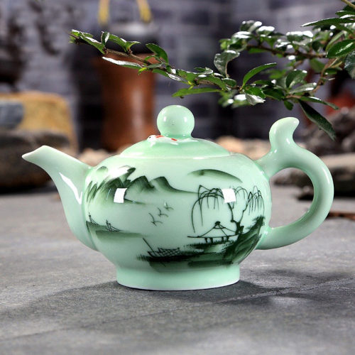 水墨新骨瓷手工工功茶具自产自销