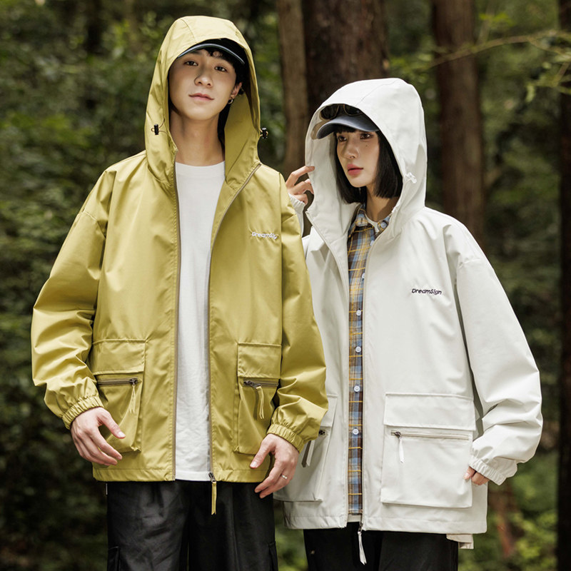 山系户外防水情侣春秋季冲锋衣男女三防登山服夹克外套-JK03-P68,男装夹克,星座307-3(原516-1)