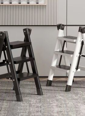 梯子家用楼梯免安装加厚碳钢人字梯移动楼梯步梯多功能室内折叠梯