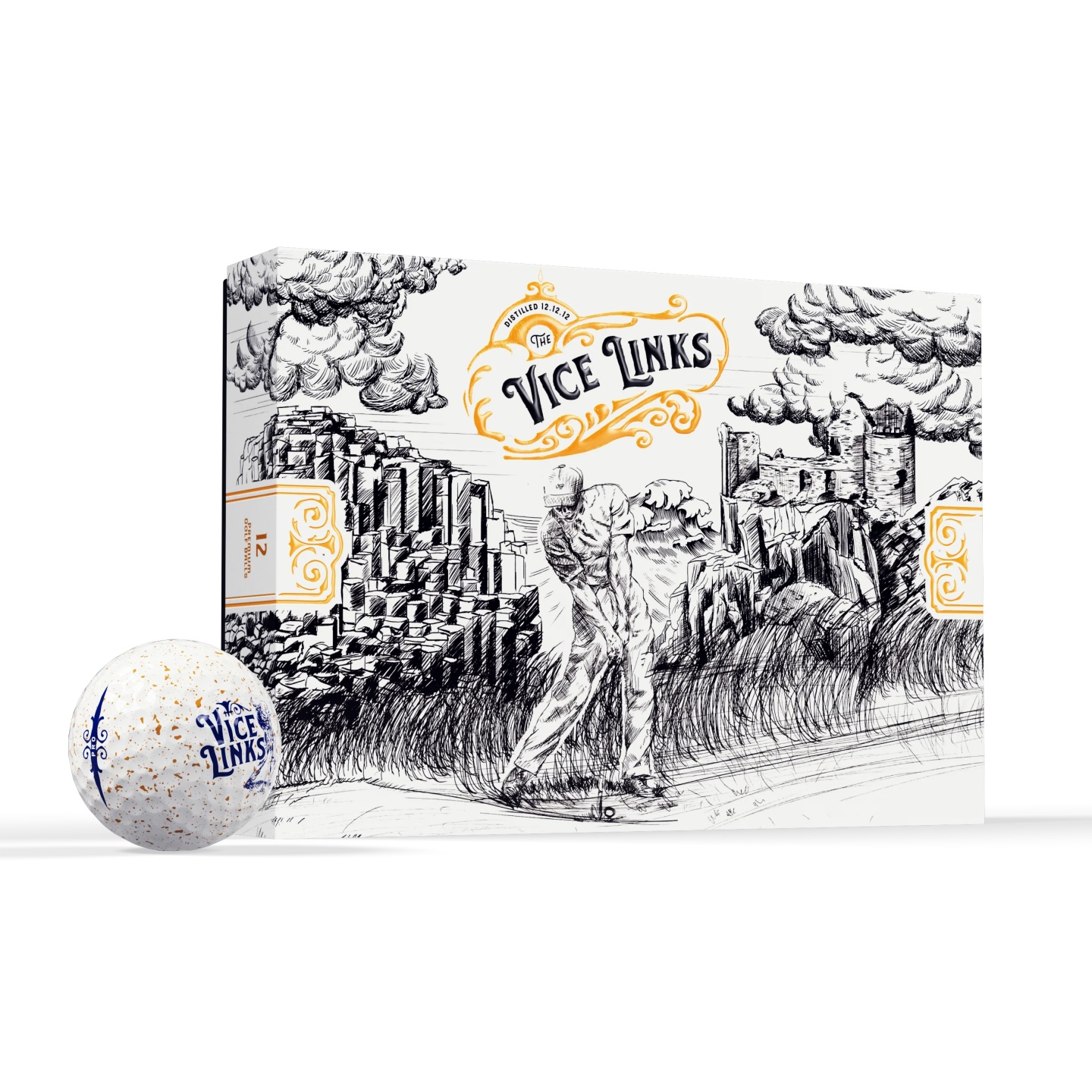 VicePro3层球高尔夫球