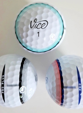 正品Vice Pro Plus Tracer 远距离推杆球瞄准线专业高尔夫球4层球