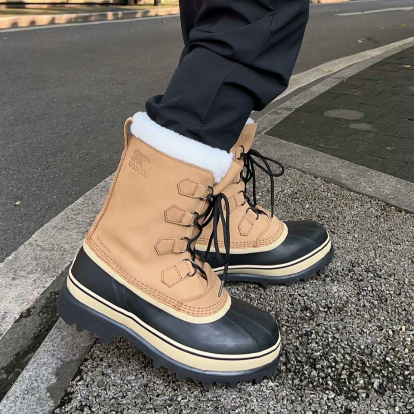 SOREL冰熊户外猎鸭靴子雪地靴