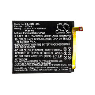 3.85V CS适用诺基亚Nokia 2nd 2018智能手机电池HE345 3000mAh