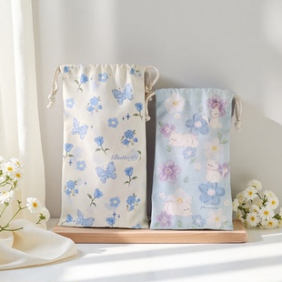 电吹风机应援棒水杯雨伞夹板美容仪抽绳束口长条收纳袋杂物整理包