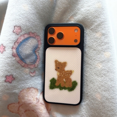 BP原创波点小鹿手机壳fawn适用苹果iPhone17/16/15/14/13/12/Pro/Max碳纤硬壳全包保护套防摔磁吸卡通