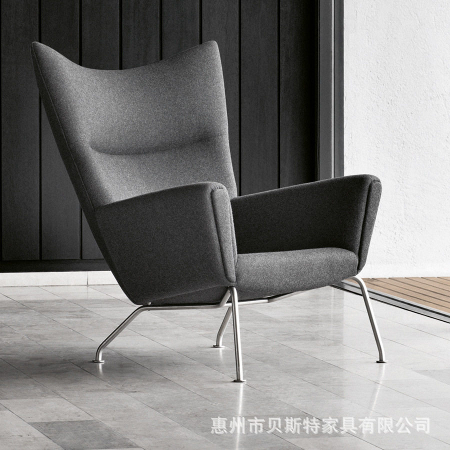 北欧现代天翼椅翅膀椅 创意简约沙发椅wing chair Hans J.Wegner在类目 商业/办公家具, 办公家具, 会客沙发/茶几, 沙发中 - 来自Buy2taobao.com提供专业的淘宝代购服务