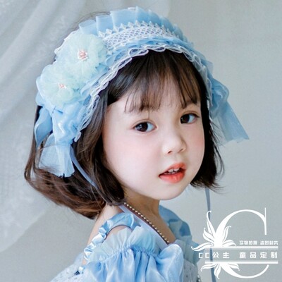 儿童西班牙洛丽塔裙子配套蕾丝
