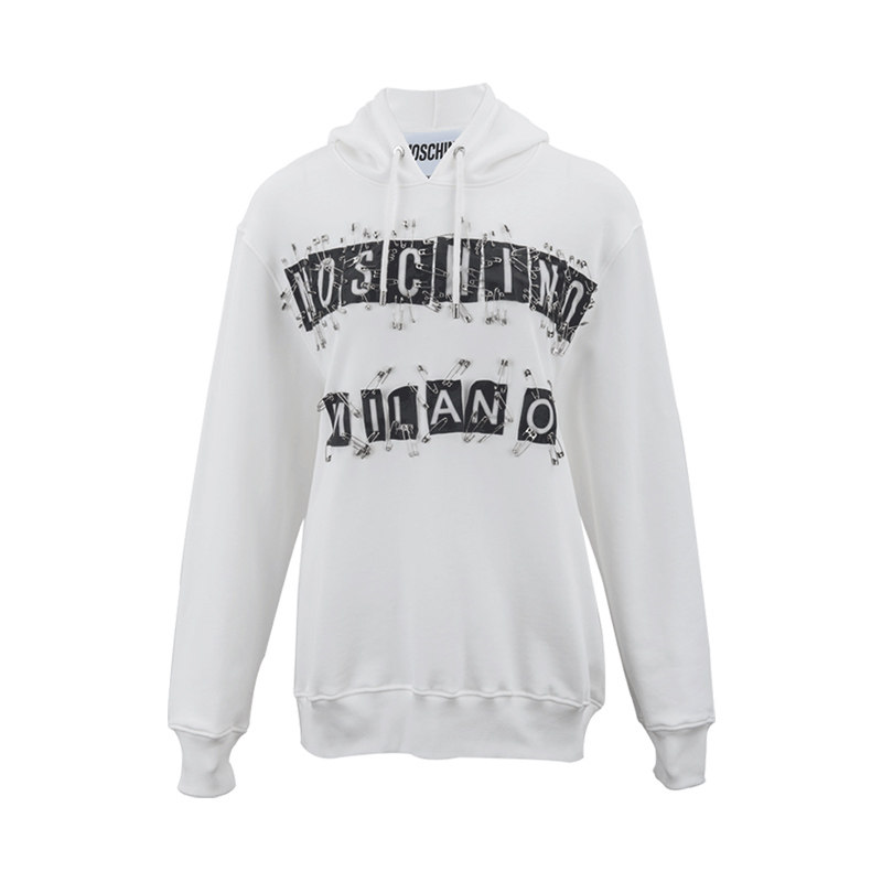 【陈列品】Moschino/莫斯奇诺女士别针字母卫衣XY