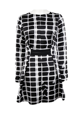 KENZO/高田贤三KE2R0173女士时尚长袖圆领连衣裙春夏XY奥莱