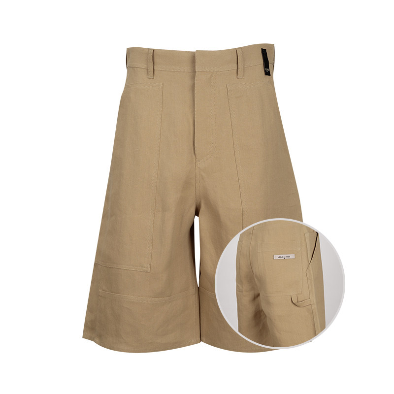 FENDI芬迪男经典纯色宽松拉链门襟五分休闲短裤男士新款XY推选,男装,休闲裤,淘宝优惠券,粉丝福利购,淘宝优惠卷