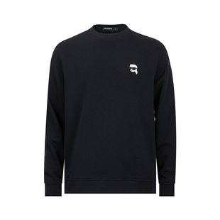 2025秋冬新款 Karl Lagerfeld卡尔·拉格斐男老佛爷套头卫衣男士