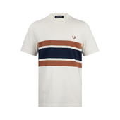 PERRY男经典 麦穗logo拼色全棉短袖 T恤男士 FRED 2025春夏新款