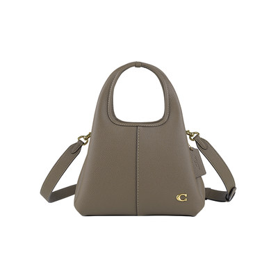 COACH经典纹理皮质手提包女士