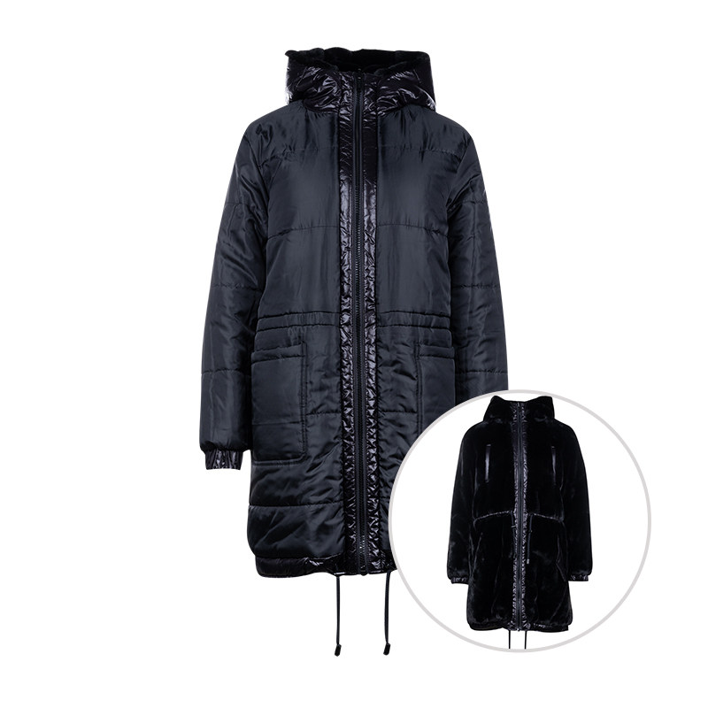 michaelkors休闲连帽双面穿棉衣