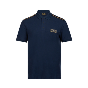 春夏XY推选 EMPORIO ARMANI阿玛尼男字母logo全棉短袖 polo衫 男士
