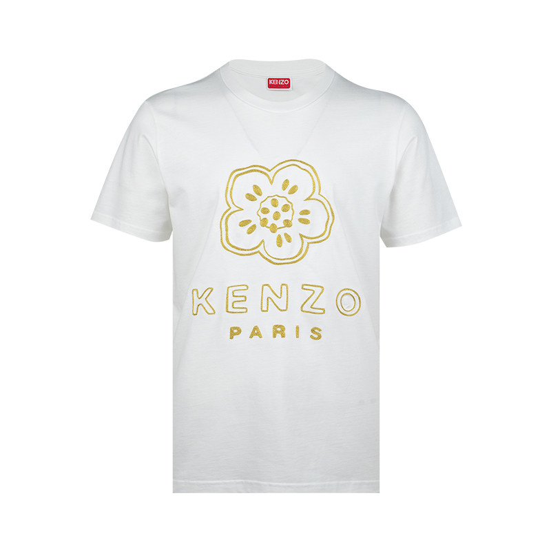 KENZO绣花修身短袖T恤男士