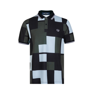 FRED PERRY男麦穗刺绣全棉短袖polo衫男士2025年春夏XY推选