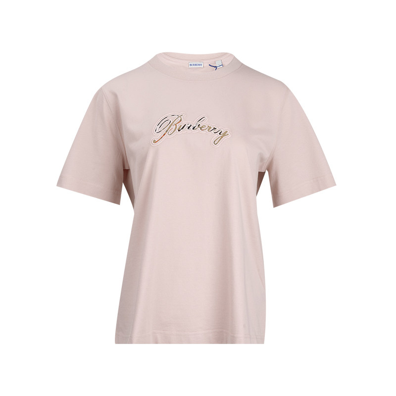 BURBERRY/博柏利针织领口T恤女士
