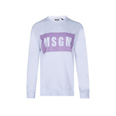 MSGM字母logo印花圆领全棉套头卫衣女士秋冬XY精选合