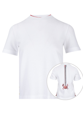 Thom Browne汤姆·布朗女经典亮片缀饰全棉短袖T恤女士春夏XY促销