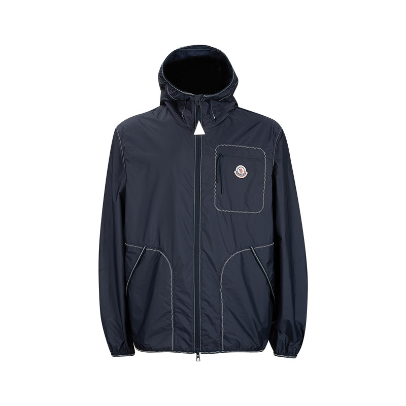 Moncler/盟可睐男经典徽标防风宽松长袖棉服男士2026年秋冬新款