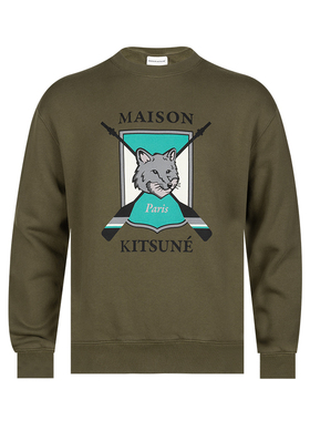 Maison Kitsune男经典小狐狸logo全棉套头卫衣男士春季XY推选