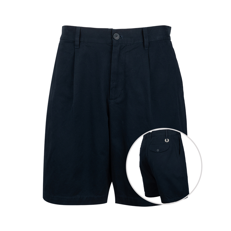FREDPERRY麦穗刺绣卡其短裤男士