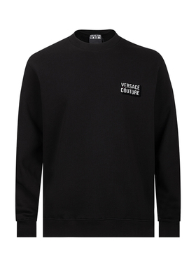 Versace/范思哲男经典字母logo全棉套头加绒卫衣男士2026新款XY