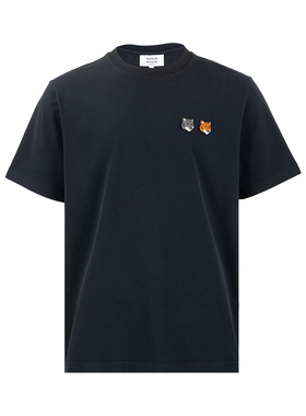 Maison Kitsune男Bold Fox Head 全棉短袖T恤男士2026春夏新款XY