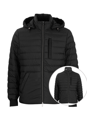 MOOSE KNUCKLES/慕瑟纳可男剪刀logo排骨羽绒服男士秋冬新款XY