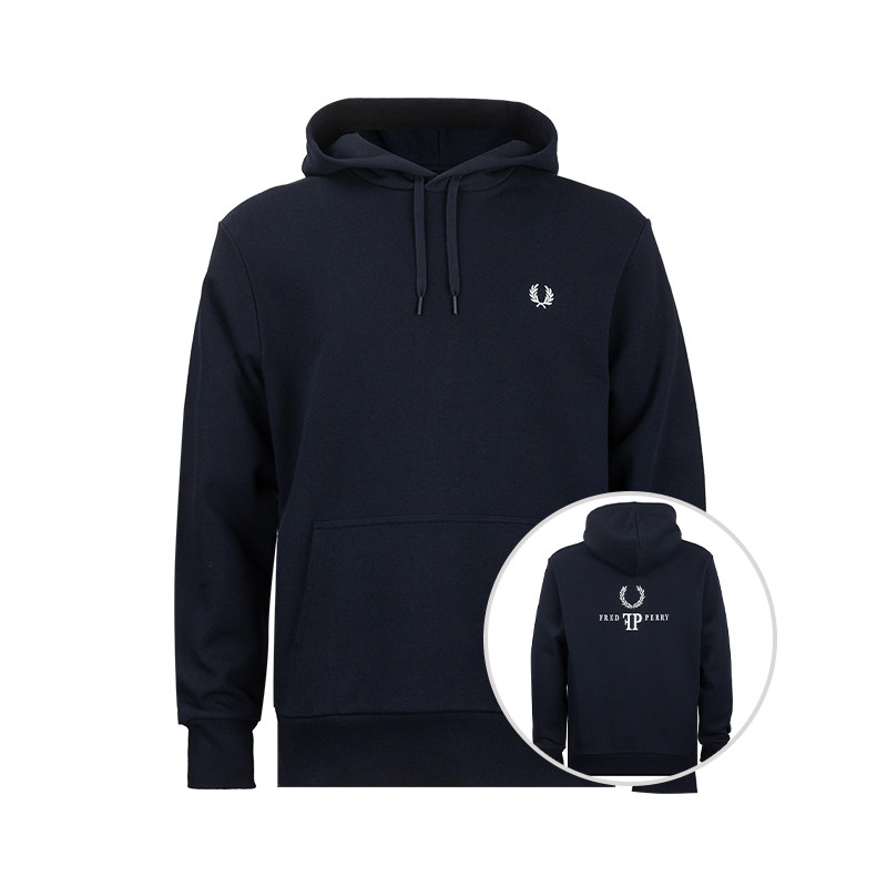 FREDPERRY连帽全棉长袖卫衣男士