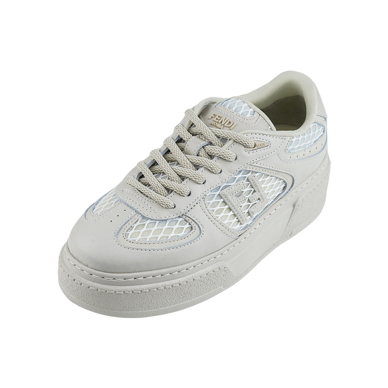 芬迪Matchlogo标牌低帮运动鞋女