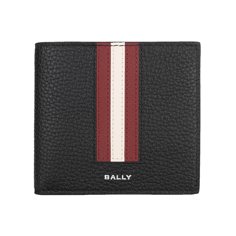 Bally经典logo标记皮质钱包男女