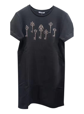 【陈列品】MCQ ALEXANDER MCQUEEN女士时尚长款短袖卫衣XY