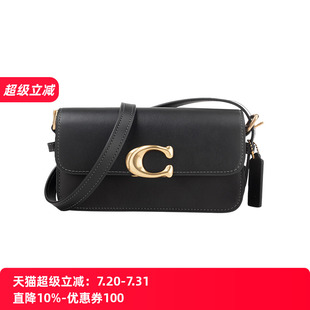 COACH 蔻驰女经典 logo 标牌休闲单肩挎包女士2025新款
