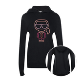 Karl Lagerfeld卡尔·拉格斐老佛爷刺绣全棉套头卫衣女士XY推广