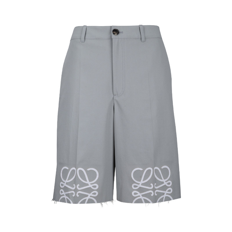 LOEWE/罗意威棉质斜纹布休闲短裤