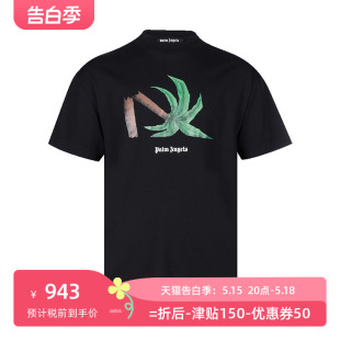 印花全棉短袖 Palm 棕榈天使男经典 春夏XY Angels T恤男士