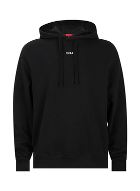 Hugo Boss雨果博士男经典logo压纹全棉连帽衫男士2026秋冬新款XY