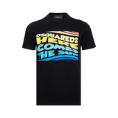 Dsquared2二次方男经典 XY推选 2025新款 logo印花全棉短袖 T恤男士