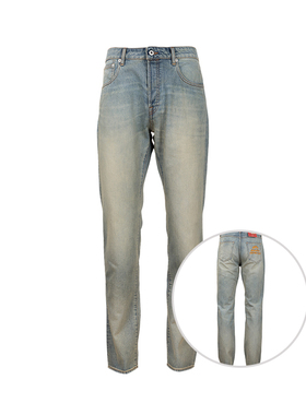 KENZO/高田贤三男经典Bara 中腰修身全棉牛仔裤男士XY推广