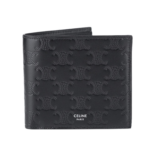 CELINE经典压印徽标Logo钱包女士