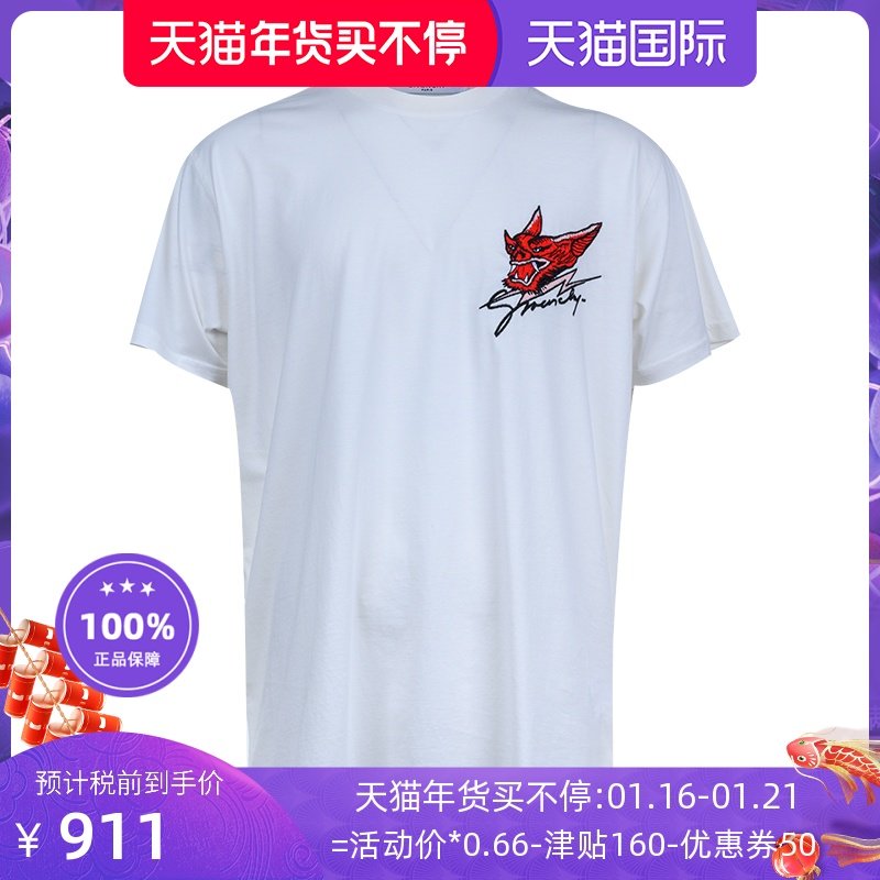 Givenchy/纪梵希休闲全棉短袖T恤男士GIBM70JV309P新款XY