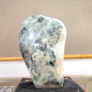 天然南玉原石摆件家居客厅玄关装饰品办公室桌面摆设