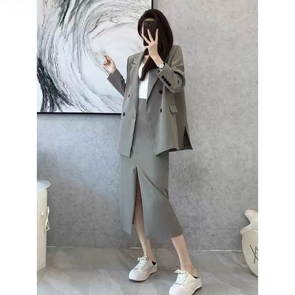 #2024年秋季新款 女装港风时尚套装西装女复古气质范连衣裙