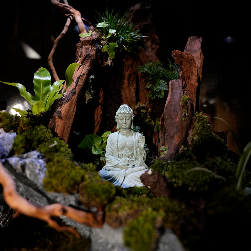 工艺品佛像仿古玄关青砂石