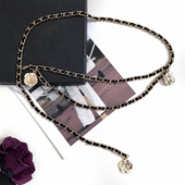 腰链配饰女小香风链条腰带高级感配连衣裙子皮带细裤 潮 链2025新款