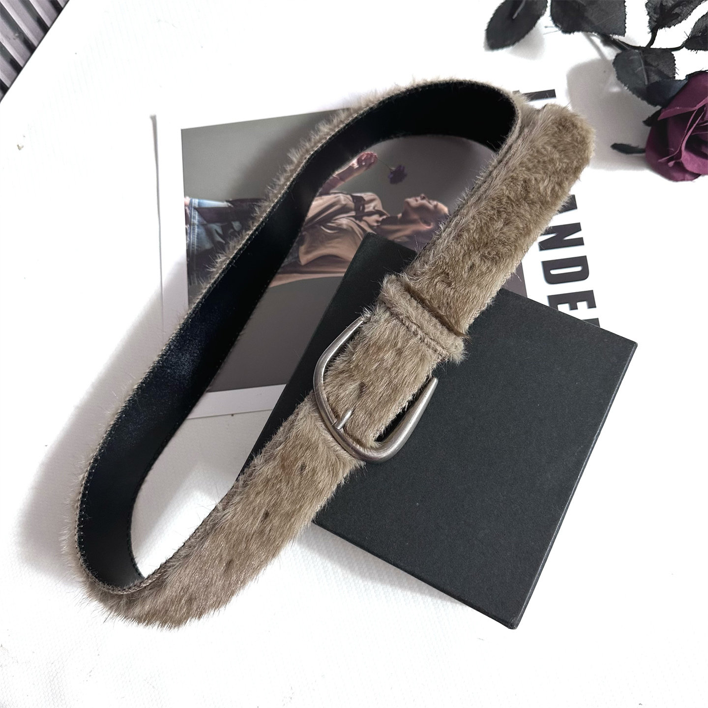 复古y2K辣妹毛毛腰带女小众设计感个性百搭裙子亚文化仿皮草皮带,服饰配件/皮带/帽子/围巾,腰带/皮带/腰链,淘宝优惠券,粉丝福利购,淘宝优惠卷